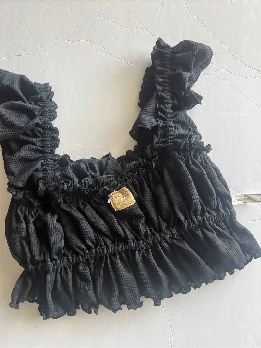 NWOT Free People Free-Est Mila Top size XS Black So Adorable!